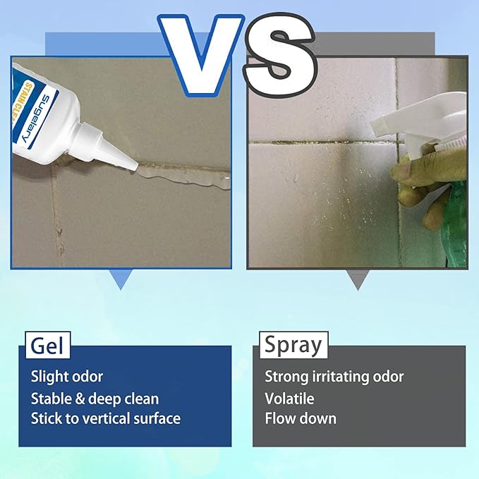 Sugelary Home Remover Gel, Household Washing Machine Cleaner for Washing Machine, Refrigerator Strips, Grout Cleaner Best for Home Sink, Kitchen, Showers (2Pack)