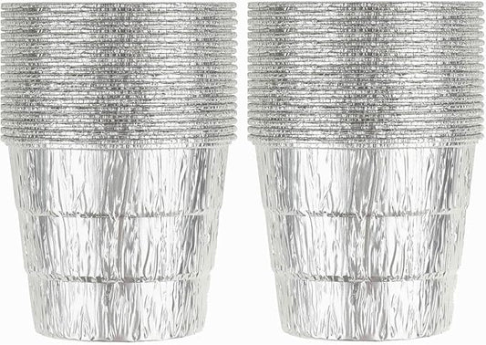 Firsgrill 30-Pack Grease Bucket Liners Replacment for Mostly Z Grill, Green Mountain Pellet Wood Smoker