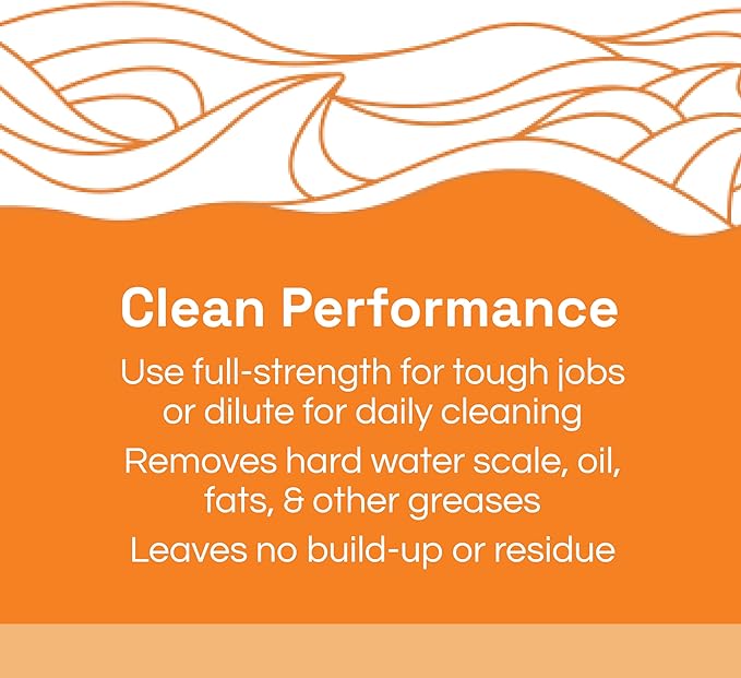 Clean Republic Heavy-Duty Degreaser, Multi-Surface Cleaner for Ovens, Stove Tops, Grills, and More, 1 Gallon Bottle, 4-Pack