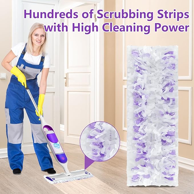 30 Count Disposable for Swiffer Power Mop Refills, Power Mop Pads for Swiffer Power Mop, Compatible with Swiffer Power Mop & for Swiffer Power Mop Solution for Floor Cleaning