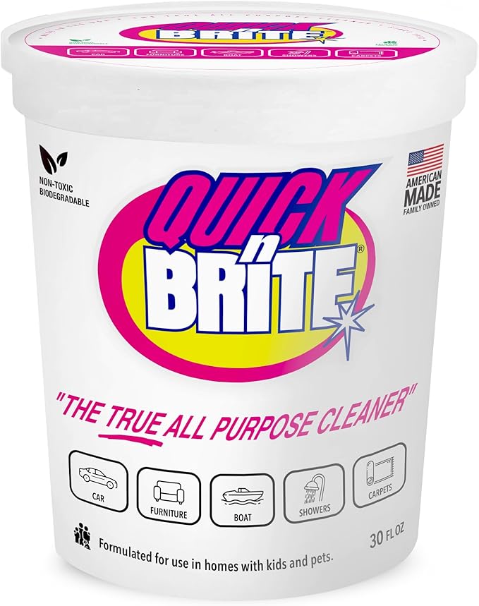 Quick 'n Brite All Purpose Cleaning Paste, True All Purpose Cleaner, Concentrated, 30 oz