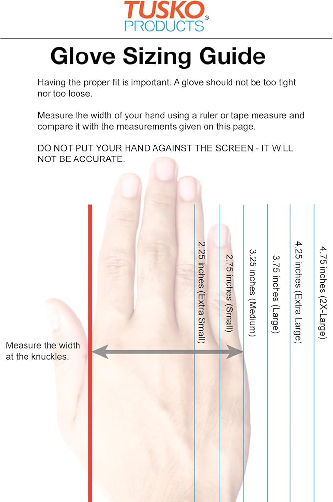 TUSKO PRODUCTS Best Nitrile Rubber Cleaning, Household, Dishwashing Gloves, Latex Free, Vinyl Free, Reusable not Disposable, Medium M (1 Pair)