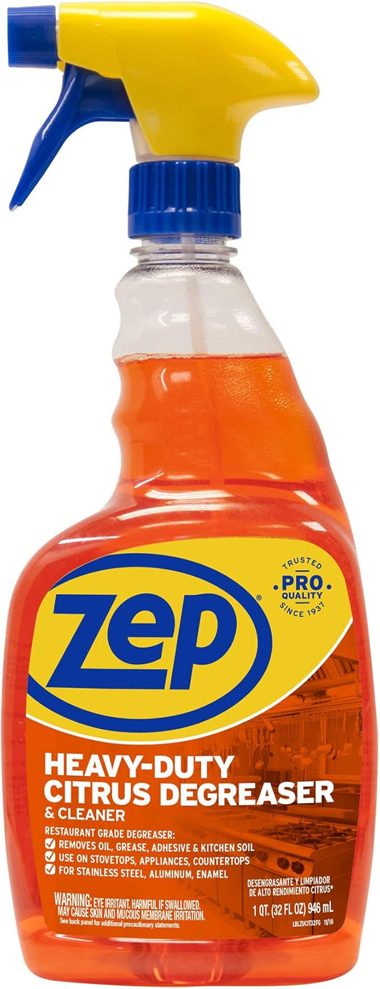 ZEP Heavy-Duty Citrus Degreaser 32 Ounces ZUCIT32