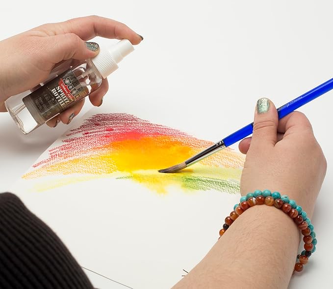 Fine Mist Spray Bottles - Artist and Craft Spray Bottles for Water, Watercolor, or Acrylics Multipack Empty Non-Clogging Nozzle - [Pack of 6-100ml Bottles]