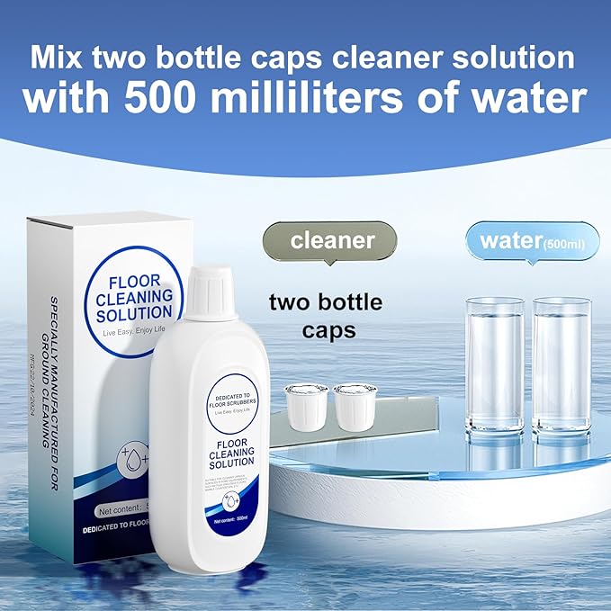 Compatible with Tineco Cleaning Solution Original flavor Scent Floor Cleaning Solution, Suitable for All Robot Vacuum Cleaners and Wireless Wet Dry Dual-Use Vacuum Cleaners (2 Bottle, Original)