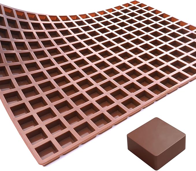 Square Silicone Candy Mold - Half Sheet