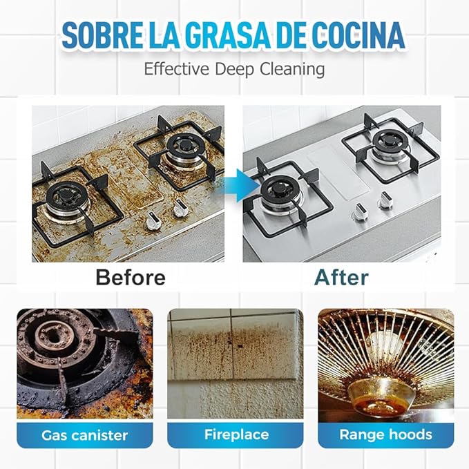 Spray Splash Cleaner 2025 New Upgraded Multi-Purpose Splash Foam Spray Splash Foam Spray Cleaner for Kitchen, Countertop, Oven Cleaning Spray (2)