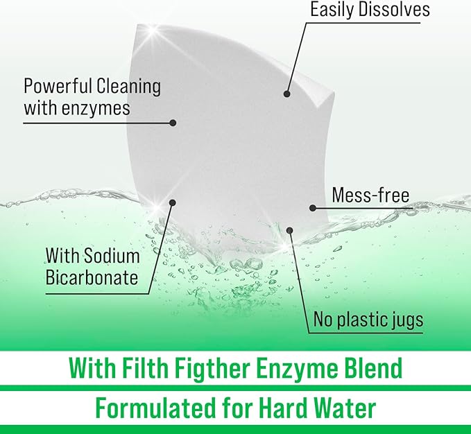 Rockin' Green Hard Rock Travel Laundry Detergent Sheets for Hard Water - Mess-Free Laundry Sheet Detergent with Sodium Bicarbonate - Easily Dissolvable Laundry Soap Sheets (104 Loads, AC/DSea Breeze)