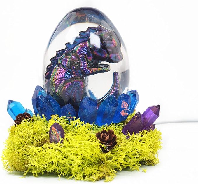 2 Pack Dinosaur Silicone Mold - Resin Candle & Easter Egg Mold - Animal & Cartoon Mold for Home Decoration