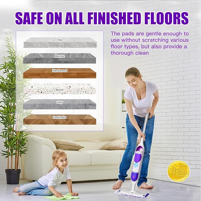 20 Pack Disposable Power Mop Pad Refills for Swiffer Power Mop, Compatible with Swiffer Power Mop, Thickened Multi-Surface Replacements for Swiffer Wet Pads Refill on All Finished Floors.