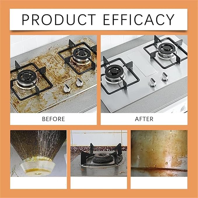 Multi Purpose Powerful Cleaner for Kitchen, 3 in 1 Coconut Oil Cleaning Paste, 3 in 1 Multi-Purpose Stainless Coconut Oil Cleaning Paste, for Oven, Pot and Stove (2)