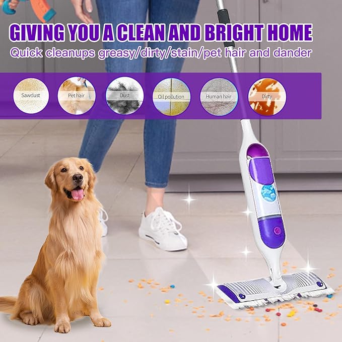 Power Mop Pads Refills for Swiffer PowerMop Multi-Surface Mopping Pad Disposable Replacement Mop Pads Compatible with Swiffer PowerMop,Safe on All Finished Floors,18 Count.