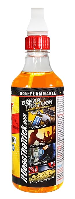 Non-Toxic Penetrating Oil | Eco-Friendly, Non-Flammable, Food Grade & Biodegradable | Rust Inhibitor | 3-in-1 Lubricant, Penetrating Oil, and Degreaser by Trick Shot® USA Made | 16 oz. Spray Bottle