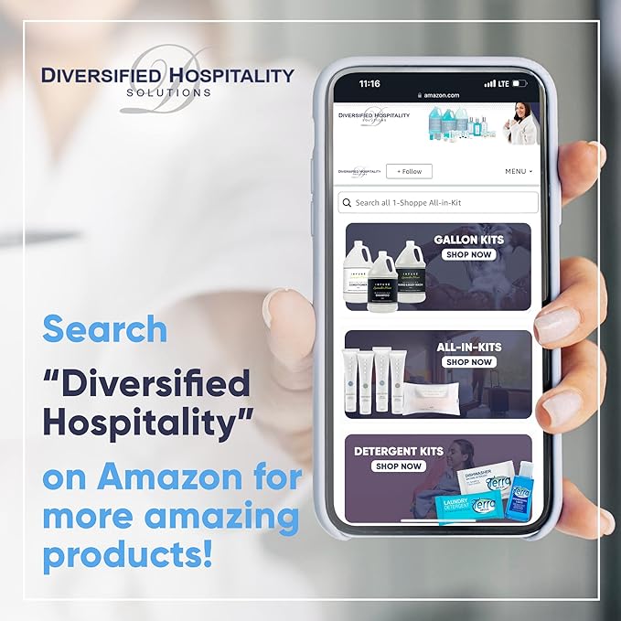 Terra Breeze 1-Shoppe All-in-Kit Hotel Liquid Dish Soap Detergent, 3.5 oz (Case of 36)