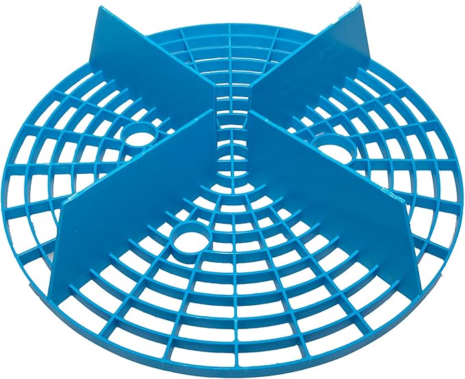 Car Wash Bucket Insert Dirt Guard Insert Fits 12 Inch Diameter Bucket or 3-5 Gallon Bucket (2, Blue)