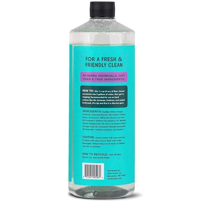 Aunt Fannie's Bundle: Floor Cleaner Vinegar Wash, Lavender + Carpet Refresher, Lavender