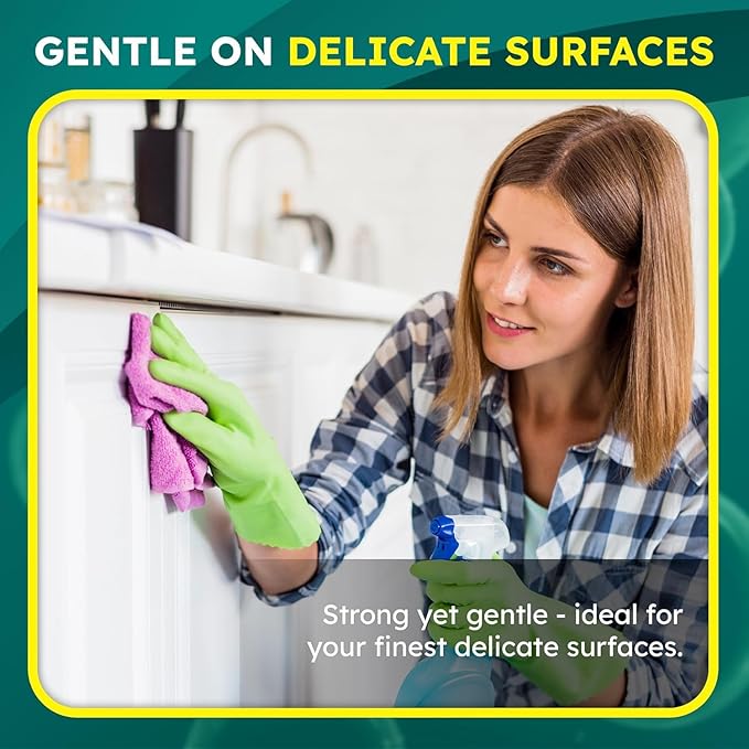 All-Purpose Cleaner & Degreaser – Heavy-Duty Grease & Stain Remover for Home, Kitchen, Garage & Industrial Use, Surface-Friendly, Cuts Through Tough Dirt – 1 Gallon (4 Pack)