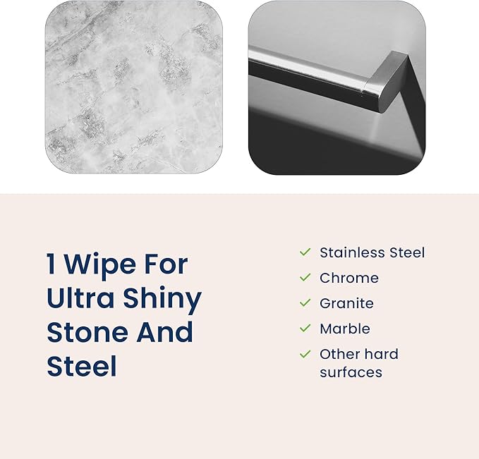 Truly Free Stone & Steel Cleansing Polish Starter Kit - Quartz, Marble, Granite, Stone Countertop, Oven, Stainless Steel Cleaner - 16oz Spray Bottle, 2 Refills (4oz) No Harmful Ingredients