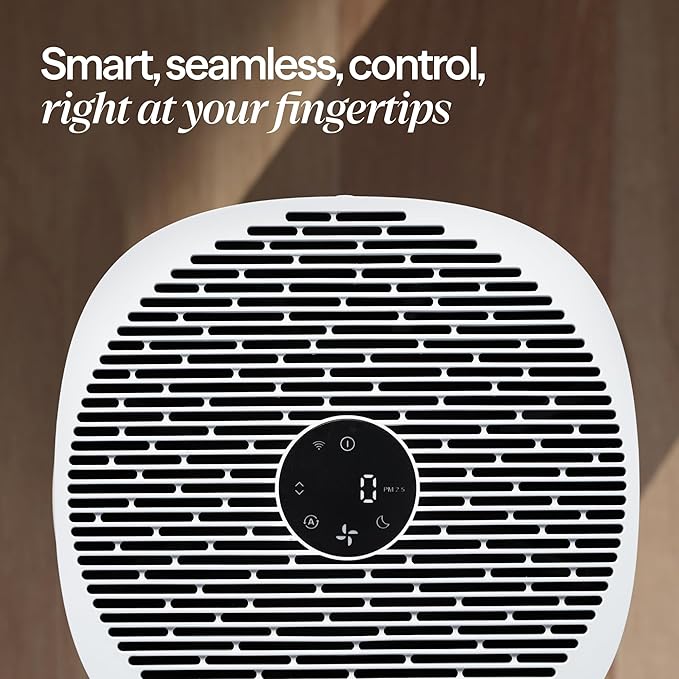 BLUEAIR Air Purifiers for Large Rooms, Cleans 3,048 Sqft In One Hour, HEPASilent Smart Air Cleaner For Home, Pets, Allergies, Virus, Dust, Mold, Smoke - Blue Pure 211i Max