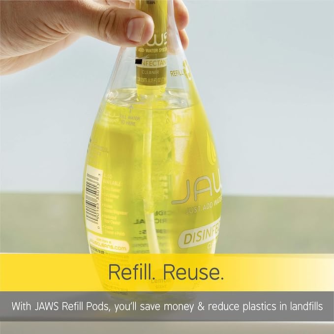 JAWS Cleaner Disinfectant Refill Pods, Box of 24