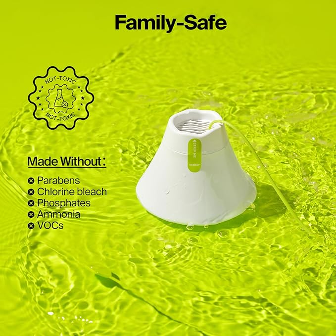 Ultra-Long Toilet Bowl Cleaner Tablets in Bottles, 3 Bottles, Automatic Long-Lasting Blue Toilet Cleaner, Large Capacity, Easy to Use