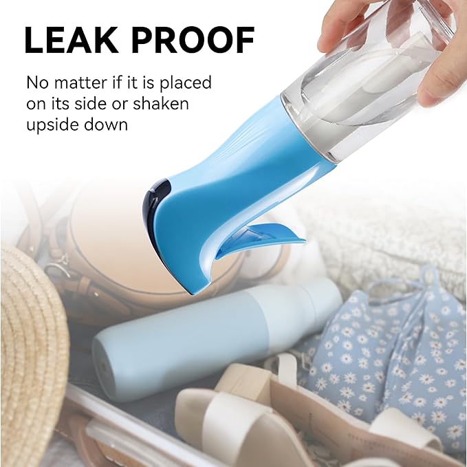 Spray Bottle for Hair (6.8OZ /200ML) Continuous Ultra Fine Mist Sprayer for Hair Blue