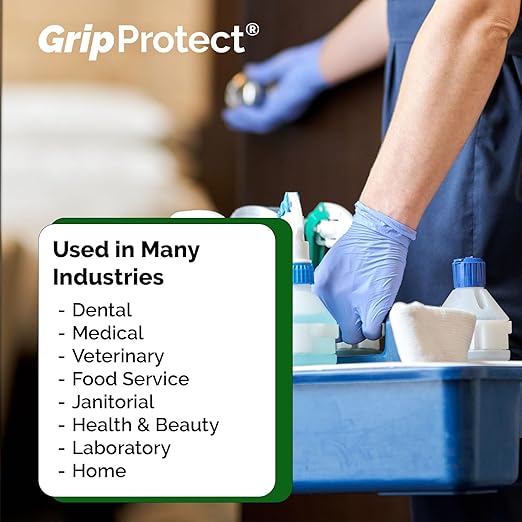 GripProtect Precise Nitrile Exam Gloves | 4 Mil | Chemo-Rated | (Large 1,000)