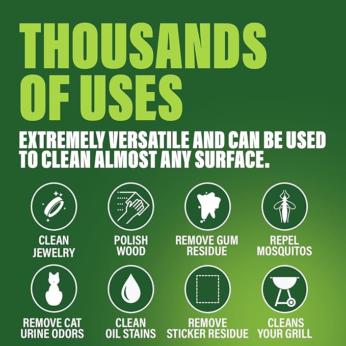 Green Gobbler Cold Pressed Concentrated Orange Oil for Home and Outdoor Multi-Purpose Cleaning- Hundreds of Uses, 32 oz With Spray Bottle Included