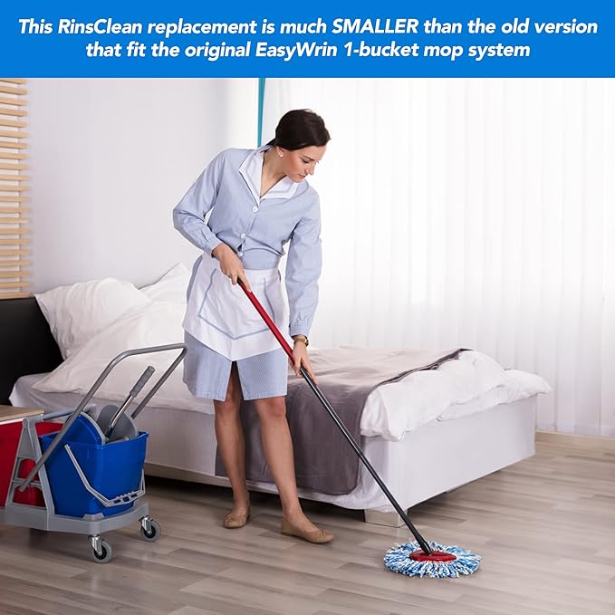 3 Pack Mop Replacement Heads for O-Ceda RinseClean Spin Mop, Microfiber Spin Mop Refills, Easy Cleaning Mop Head Replacement Refill