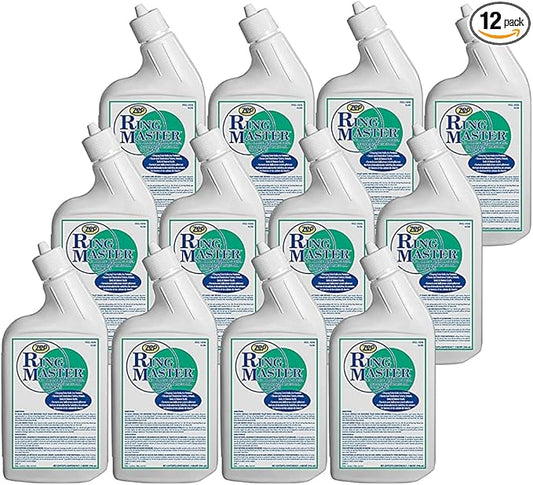Zep Ring Master All-Purpose Bathroom Cleaner - 32 Ounce (Case of 12) 184611 - The Best No Scrub Cleaner for Your Shower, Toilet Bowl, And Urinals to Deodorize, Clean and Descale