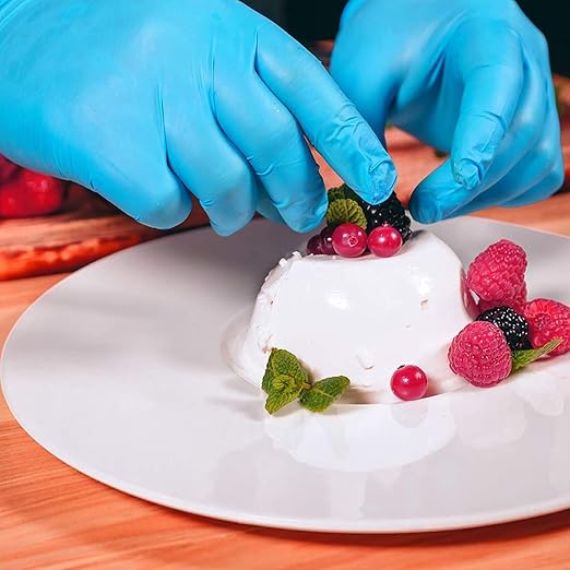 Jointown Basic Medical Blue Nitrile Exam Gloves, XS - Latex-Free & Powder-Free - NGPF-7000(Case of 1,000), X-Small