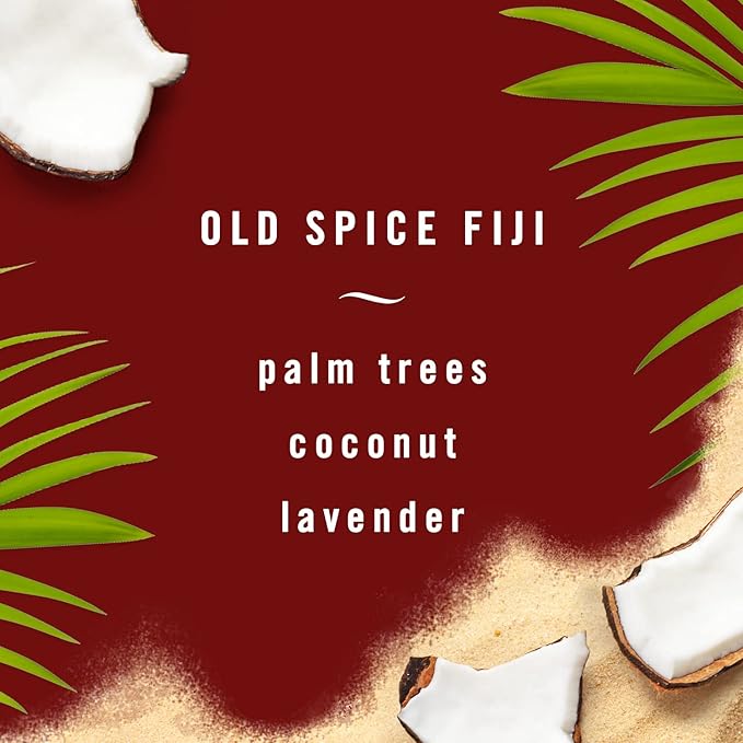 Febreze Car Air Freshener Vent Clip Old Spice Fiji Scent, .07 oz. Car Vent Clip, Pack of 4