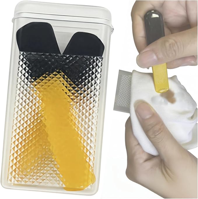 Stain Remover Brush, Portable Fabric Cleaner for Tough Stains Like Red Wine, Coffee, Grease, Juice, Grass on Clothes