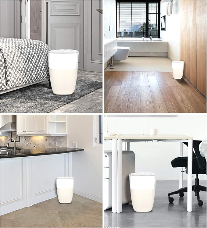 FORID Small Clear Trash Bags 1.2 Gallon Tiny Garbage Bags, 330 Count Wastebasket Bin Liners for Bathroom Bedroom Office Garbage Can 5 Liters - Durable & Thick Trash Bag