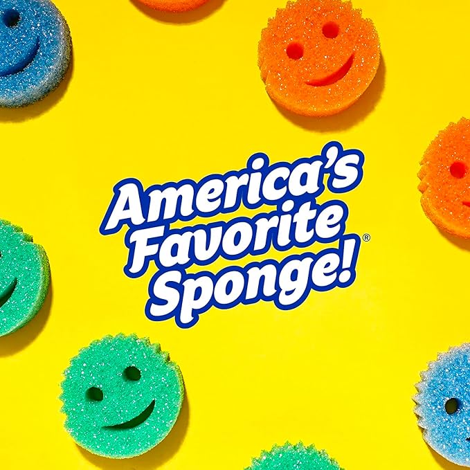 Scrub Daddy Extra Large Sponge Daddy - Bulk Kitchen Sponges for Cleaning Different Rooms & Surfaces - Dual-Sided Dish Scrubber with FlexTexture Foam (18 Count)