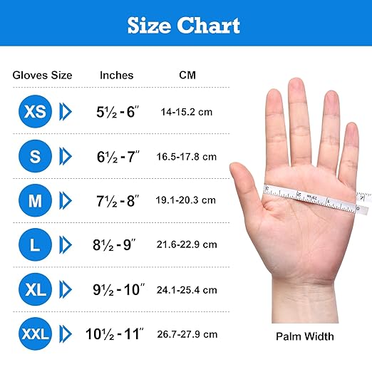 TitanFlex Nitrile Exam Gloves, Blue, 6-mil, Large, Case of 1000, Heavy Duty Nitrile Gloves Disposable Latex Free, Powder Free, Medical Gloves, Cooking Gloves, Mechanic Gloves, Cleaning Gloves