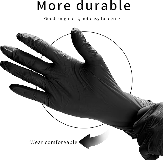 PEIPU Vinyl Disposable Gloves,Powder Free,Cleaning Service Gloves, Latex Free