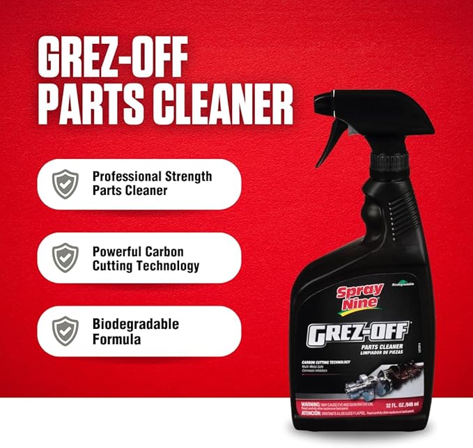 Spray Nine 22732 Grez-Off Heavy Duty Degreaser, 32 oz., Pack of 1