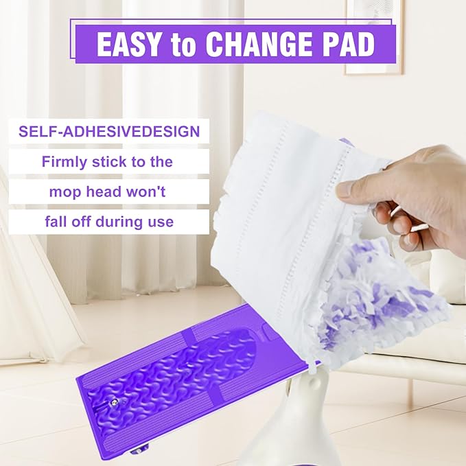 60 Pack Power Mop Refill Pads for Swiffer Power Mop, Disposable Spray Wet Pads Refill for Swiffer PowerMop Multi-Surface Mopping Pad Refills,Mop Head Replacement for Floor Cleaning