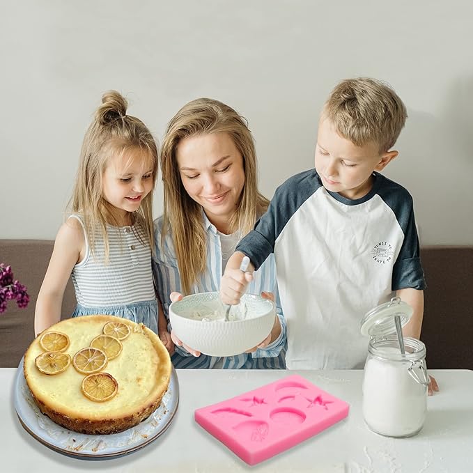 Lemon Fondant Silicone Molds, Lemon Piece Leaf Fruit Chocolate Molds for Cake Decoration Cupcake Topper Candy Sugar Craft Gum Paste Baking Dessert Clay Resin