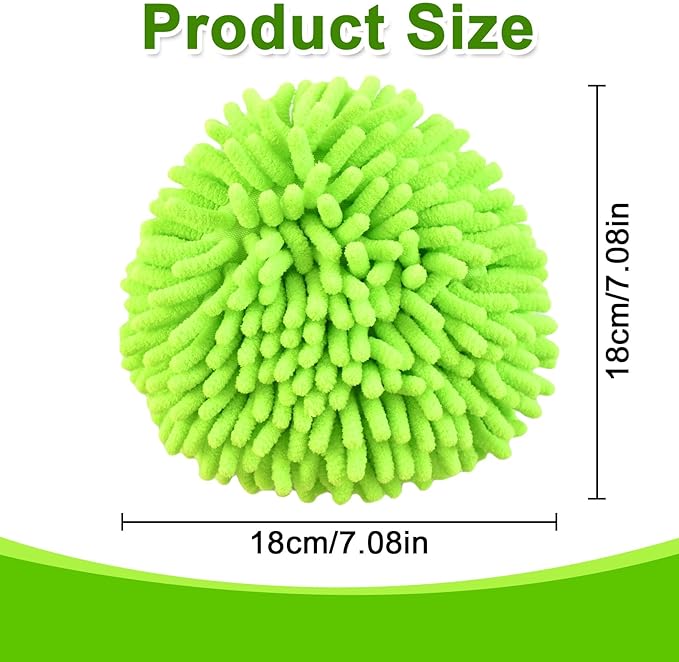 Mop Replace Head for O Cedar, Spin Mop Heads Replacements for Ocedar RinseClean 2 Tank Spin Mop, Chenille Duster for Ocedar Mop Include 3 Pack Microfiber Chenille Mop Pad for Ocedar Spin Mop