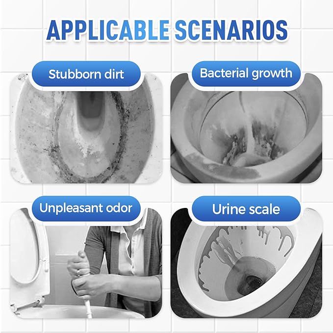 Foam Toilet Cleaner, 2025 New Toilet Bowl Cleaner, Advanced Bathroom Cleaner for Home, Powerful Instant Bowl Cleaners for Toilets Squatting Pans (2)