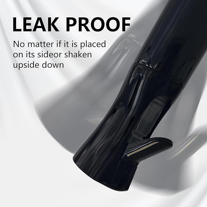 Spray Bottle for Hair Continuous Ultra Fine Mist (200ml) 360° Multi Spray Bottle for Plants, Cleaning, Skin Care Leakproof & Durable 1 Pack