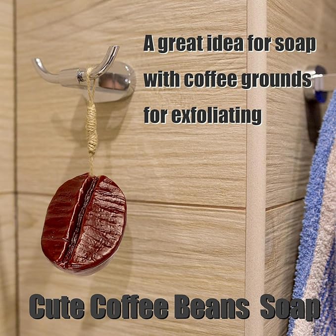 2 Pack Premium Silicone Soap Making Molds, Coffee Bean Silicone Molds for DIY Crafts Soap Candle (New)