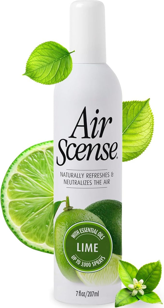 Air Scense Essential Oil Air Freshener - Lime Scent - Non-Aerosol - 7 fl oz | Refreshing, Long-Lasting Scent | Eco-Friendly | Exceptional Value