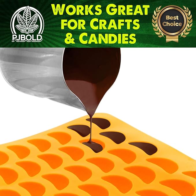 Mandarin Orange Slice Silicone Candy Mold - Half Sheet