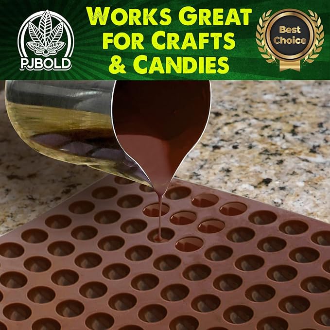 Gum Drop Candy Mold - Half Sheet Brown