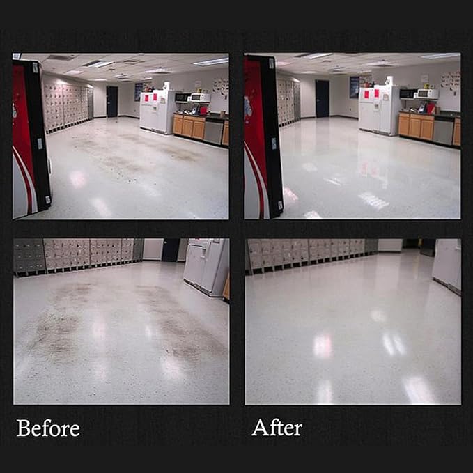 Quality Chemical Pro Shine High Solids Commercial Wet-Look Floor Finish Wax - High Shine Floor Cleaner, Future Floor Wax - Floor Wax for VCT Tile Floors, Polish & Restorer - 128 oz (Pack of 1)