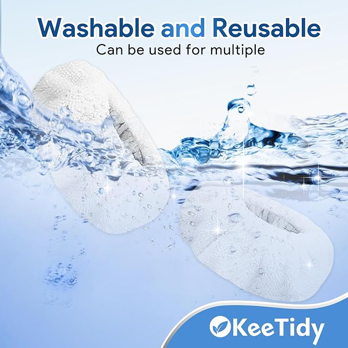 Steam Cleaner Accessories Compatible with Dupray Neat Steam Cleaners Fit for McCulloch Steamer Attachments Microfiber Pads Small Triangle Bonnets Reusable Washable Steam Mop Pads, 4 Pack