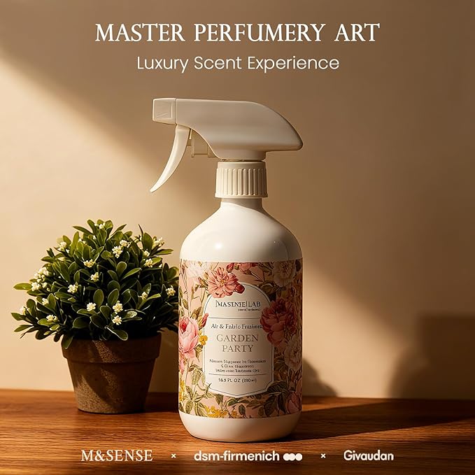 ‌M&SENSE Air & Fabric & Pet Odor Eliminator Spray - 16.9oz Large Size Natural Safe Air Freshener Forest Mint Fir Scented Deodorizer for Home Eliminates Smoke & Musty Smells, Ideal for Study Workspace